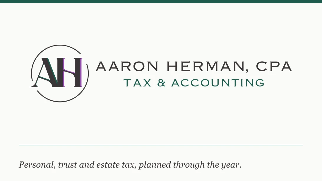 Aaron Herman CPA — Accounting & tax