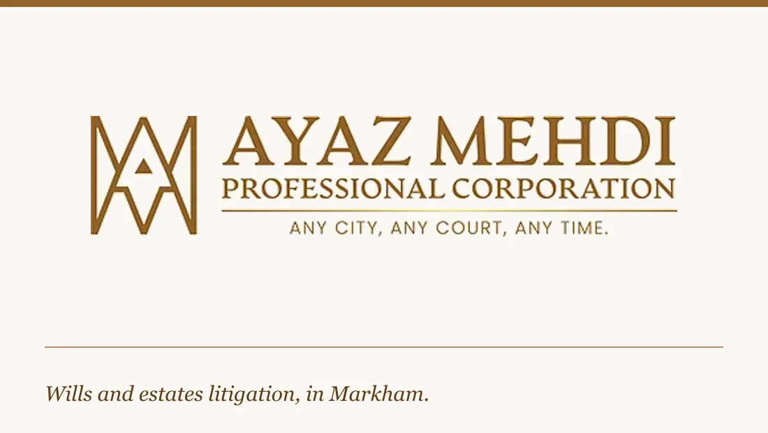 Mehdi Law — Wills & estates law
