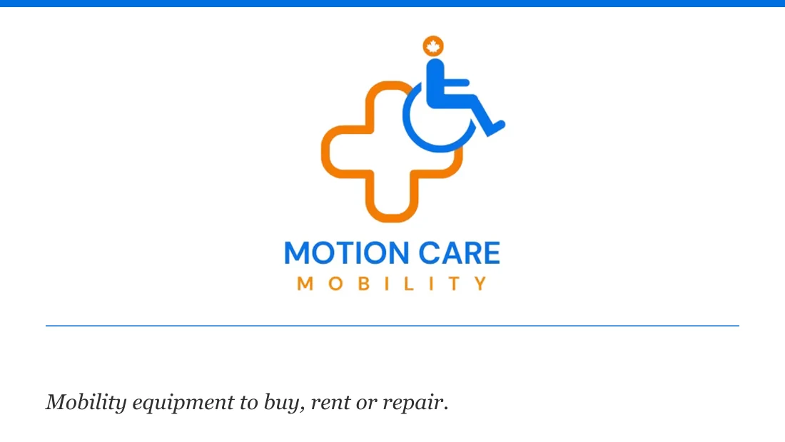 Motion Care Mobility — Mobility equipment sales, rentals & repairs