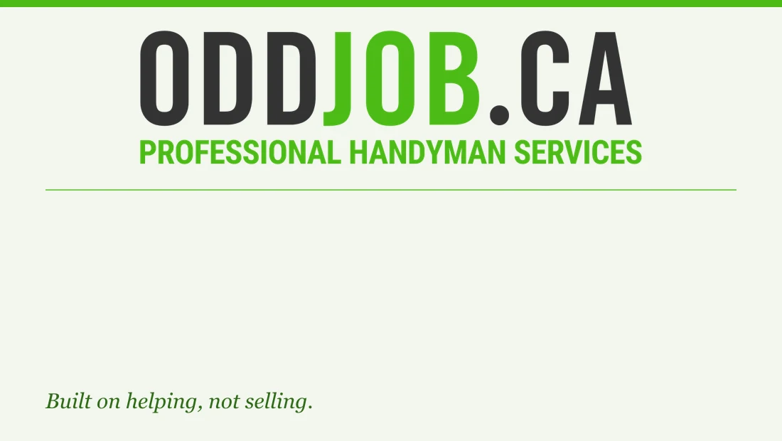 OddJob Handyman Services — Home repair & renovations